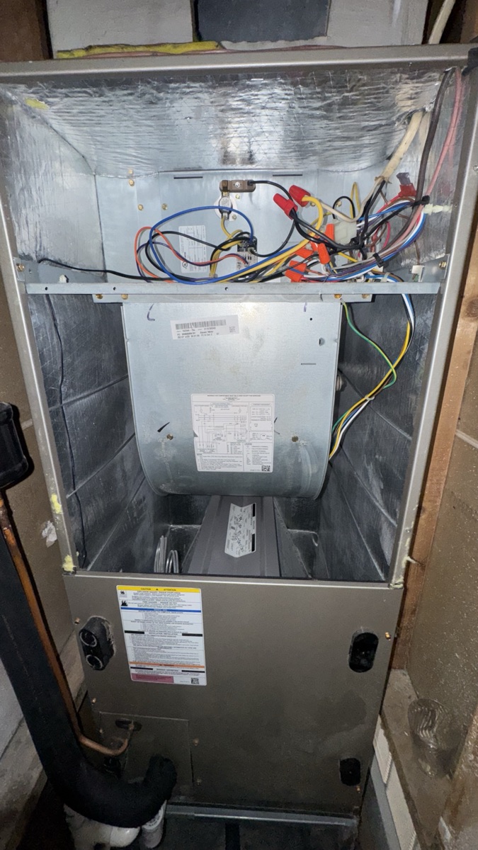 Air duct cleaning equipment in Boston home